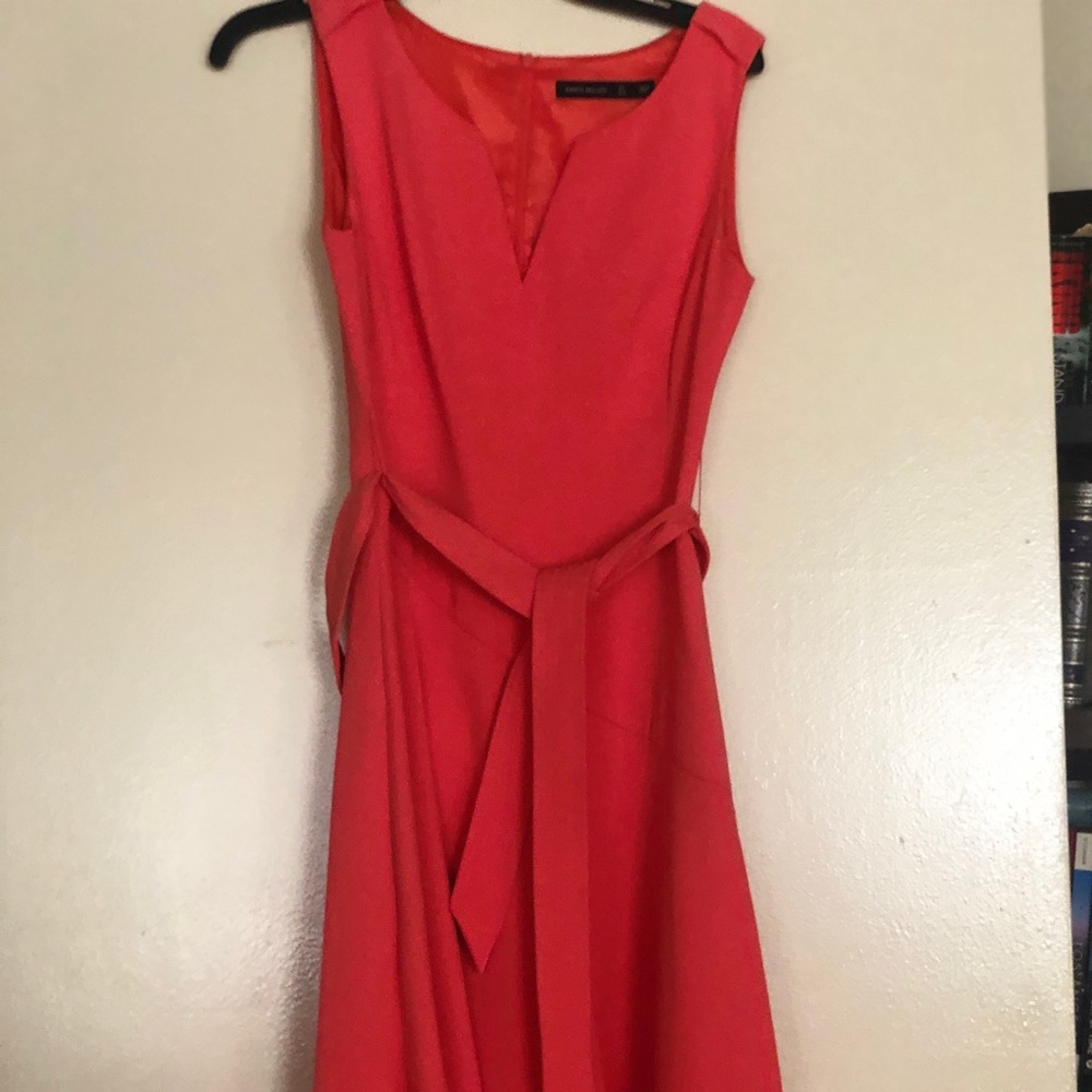 Karen Millen coral elegant dress